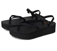 Teva Sandalias planas para mujer Slim Sport, Negro -, 39 EU