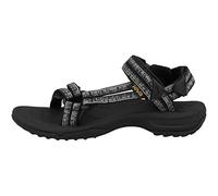 Teva Sandalias Terra Fi Lite de punta abierta para mujer, Atmosphere Black Grey, 38 EU