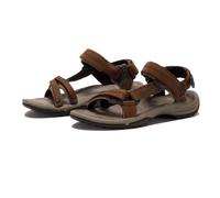 Teva W Terra Fi Lite Leather, Sandalias de Punta Descubierta Mujer, Marrón Braun Brown 556, 36 EU