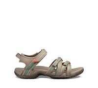 Teva Tira, Sandalias de Punta Descubierta Mujer, Multicolor (Taupe Multi Tpm), 38 EU