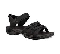 Teva Tirra Sandal, Sandalia Mujer, Negro/Negro, 38.5 EU