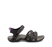 Teva Tirra W's, Sandalias de Punta Descubierta Mujer, Negro, 39 EU