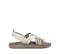 Teva Voya Strappy, Sandalias de Punta Descubierta para Niñas, Marfil (Antiguous Birch Abrc), 36 EU