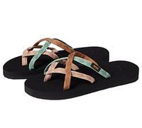 Teva W Olowahu, Sandalia Mujer, Mezcla B Maple Sugar Multi, 42 EU