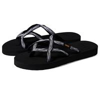 Teva W Olowahu, Sandalia Mujer, Palms Black White, 38 EU