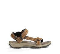 Teva W Terra Fi Lite Leather, Sandalias de Punta Descubierta Mujer, Marrón Braun Brown 556, 36 EU