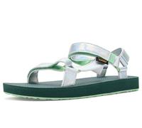 Teva Zapatos de teñido anudado universal originales para niños (bebé/niño pequeño/niño grande), Shine Quiet Green, 11 Little Kid