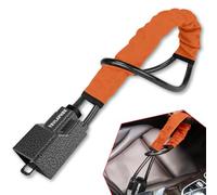 Tevlaphee Antirrobo Coche, Barra Antirrobo Coche, Cabeza Metálica, Cerradura Auto Alta Visibilidad, Robusto, Servicio Pesado, Ajuste Universal, 3 Llaves(Naranja)