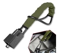 Tevlaphee Antirrobo Coche, Barra Antirrobo Coche, Cabeza Metálica, Cerradura Auto Alta Visibilidad, Robusto, Servicio Pesado, Ajuste Universal, 3 Llaves(Verde)
