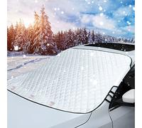 Tevlaphee Protector Parabrisas Hielo Protector de Parabrisas Magnético para Coche Protege de Hielo, Nieve Viento, Funda Plegable Parabrisa Delantero Universal, 197x128cm