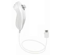Tevodo Mando Wii Nunchuck, 1 paquete de joystick Nunchuck compatible con consola Wii Wii U (blanco)