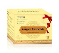 TEWEAE Almohadillas para pies - 60 almohadillas de vinagre de bambú en polvo de jengibre puro, almohadillas de buenas noches para viajes o uso doméstico