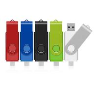 TEWENE - Unidad flash USB C 16GB 2.0 compatible con teléfono y tableta, llave 2 en 1 (USB-C y USB-A), para Android y ordenadores