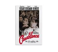 TEWRGEU Casablanca - Póster decorativo para pared, lienzo estético, pintura vintage para habitación, 30 x 45 cm, estilo sin marco