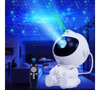 TEWWCEO Astronauta Proyector Galaxia,Astronaut Galaxy Star Proyector de Techo avec 8 Modos de Nebular,1 Modos de Cielo Estrellado,Proyector de cielo estrellado astronauta,Regalos Para Niños y Adultos