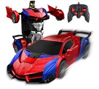 TEWWCEO Coche Teledirigido Transform Spider,2.4GHz Transform Robots,2 en 1 Radiocontrol Trans-Form RC Coche Robots,Co-che Teledirigido Niños 3 4 5 6 7 8 9 10 11 12 13 14Años,Regalo Cumpleaños Navidad