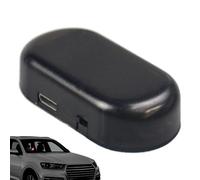Tewzafiya Alarma simulada solar para coche, luz de alarma de coche falsa - Lámpara de seguridad para simulación de coche, lámpara intermitente flash antirrobo, lámpara de simulación de alarma para