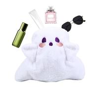 Tewzafiya Bolso bandolera de Halloween, divertido bolso fantasma - Bolso bandolera de peluche fantasma para Halloween - Bolsa de mensajero fantasma multifuncional para trabajo, viajes, citas y escuela