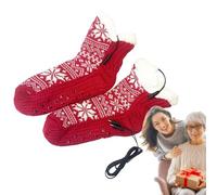 Tewzafiya Calentadores de coche | Alimentados por USB Diseño de Nieve para Esquí,Calentador de pies portátil Hombre Mujer Invierno,Ideal para Caminar Moto