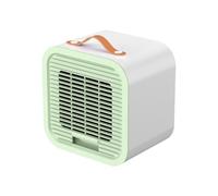 Tewzafiya Climatizador personal portátil - Ventilador de aire acondicionado personal portátil, refrigeración recargable 3 velocidades para verano, casa, viaje, camping exterior