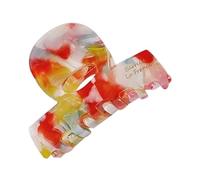 Tewzafiya Clip de pelo, clip de pelo para mujeres - Futti de pelo grueso - 2.4 pulgadas estéticos elegantes fuertes sostenidos medios clips para las niñas para las mujeres.