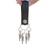 Tewzafiya Colgante de huella de gato, lindo llavero de garra de animal, llavero de acero inoxidable para hombres, mujeres, amigos y padres