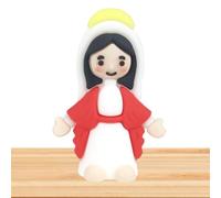 Tewzafiya Estatua de la Virgen María,Estatua de la Virgen María pequeña, Escultura Decorativa de Mesa, Escultura Decorativa de Pascua, de figuritas de Mesa, Figuras en Miniatura para la