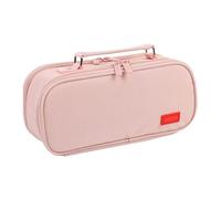 Tewzafiya Estuche para lápices de gran capacidad - Portable bolsa para lápices con asa - Accesorio de escritorio para librería de viaje exterior mural maquillaje casa escuela escritorio dormitorio