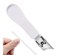 Tewzafiya Fingernail s para hombres, cortadores de uñas de acero inoxidable - para piedras pesadas de apertura de la mandíbula de alta mandíbula,Sin recortador de uñas de mango largo para uñas