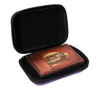 Tewzafiya Funda para cartas de juego, con cremallera impermeable para juegos de cartas, bolsa portátil para viajes, cumpleaños, noches familiares