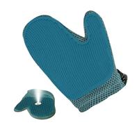 Tewzafiya Guantes electrostáticos para pelo de animales - Guante quitapelos de acción electrostática | Accesorio reutilizable para quitar el pelo de perros, sofá, coche, muebles, casa durante el aseo