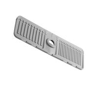 Tewzafiya Guardabarros para Fregadero de Cocina, antisalpicaduras para Fregadero de Cocina, Bandeja de para Grifo Inclinado de 5 Grados, asa de la Bandeja de detrás del Grifo,