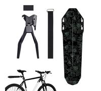 Tewzafiya Guardia de Barro en Bicicleta, Guardia de Barro para Bicicleta | Bicycles Saddle Mudguard - Liberación rápida de Neumático Grasa Tabla de Enfoque, Parte de Reemplazo de la