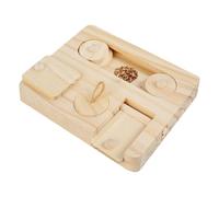 Tewzafiya Juguetes de forrajeo para Conejos, de Madera Interactivo Dispensador de Comida para Animales Pequeños, Juguetes Divertidos para Hámster, para Hámster, Ratones, Conejos en Hogar y Juego