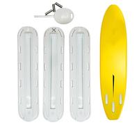 Tewzafiya LightWhoy - Juego de Aletas de Aletas, Finbox | LightWhoy Diving & Snorkel Equipo - Repuesto de Aletas de Paddle -Board - Conector de Tornillo de Surf, Equipo de Surf, PVC, Llave