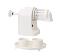 Tewzafiya MÁQUINA DE CITTER ICE, Trituradora de hielo eléctrica - Trituradora de cono de nieve eléctrica con bandejas | Herramienta de creación de hielo multiusos para cafeterías, fiestas al aire