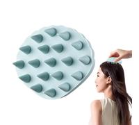 Tewzafiya Masajeador para el cabello, cuero cabelludo, cepillo para champú | peine de silicona para el cuero cabelludo | Herramientas para el cuidado del cabello, cepillo de ducha cómodo, peine para el