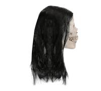 Tewzafiya Máscara Esqueleto Cara - Máscara de Halloween espeluznante de látex transpirable - Manta Facial Adulto para Cosplay Fiesta Escolar Accesorio Fotos Bal Enmascarado Casa Embrujada