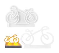 Tewzafiya Molde de silicona para bicicleta, resina epoxi artesanal, molde de arcilla, molde de arcilla | Bicycle Tools Molde de fondant de chocolate para decoración de pasteles