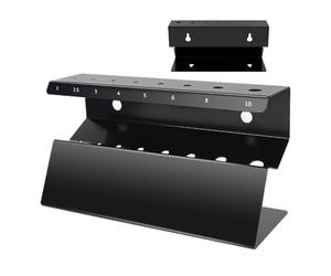 Tewzafiya Organizador de llaves - Tablero de apoyo de acero inoxidable para llaves hexagonales - Ahorro de espacio para taller, casa, sala, garaje, camerino