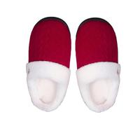 Tewzafiya Pantuflas cálidas de invierno, pantuflas peludas antideslizantes - Pantuflas cómodas y suaves - Pantuflas de casa de felpa para mujer, antideslizantes, zapatillas con parte trasera abierta