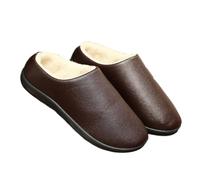 Tewzafiya Pantuflas Calzoncillos para Hombre, Cómodas Pantuflas de Hombre para Interiores | Zapatillas para Adultos Impermeable | Zapatillas de Felpa Zapatillas de Invierno Zapatos de Casa Suave para