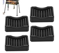 Tewzafiya Pies niveladores de la Kit de Cuñas niveladoras de la,Accesorios BBQ SHIMS con nivelación Grill - Accesorios de Pierna de Teta BBQ Robustos para Jardín, Patio, Patio, Patio, Patio, Camping