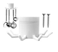 Tewzafiya - Portautensilios para colgar en el armario | Gancho de cocina giratorio | Toallero giratorio con llave para bolsa, cuchara, tabla de cortar, propietarios de casa y aficionados