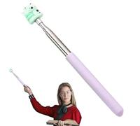 Tewzafiya Puntero para profesores, puntero para aula, para niños, portátil, extensible, material escolar para presentación, discursos, formación de conferencias