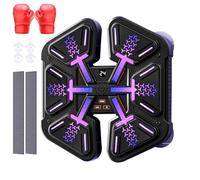 Tewzafiya Punzonadora musical,Punzonadora de pared - Máquina de ejercicios de boxeo de pared | Divertidas máquinas de entrenamiento, entrenador de boxeo multifuncional para entretenimiento, relajación