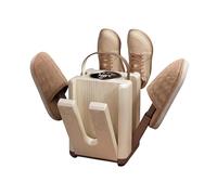 Tewzafiya Secador de zapatos | Calentador con 6 puertos de secado, calentador eléctrico plegable para guantes con temporizador, para casa, viajes, zapatos, zapatillas de deporte, guantes de