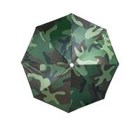 Tewzafiya Sombrero Paraguas | Protección Lluvia Sombrero Paraguas Niño Unisex - Plegable Transpirable Impermeable Accesorio Exterior para Hombres Mujeres, camuflaje, Se référer au descriptif