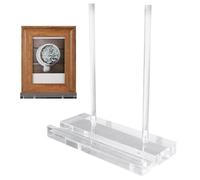 Tewzafiya Soporte de exhibición de caballete de acrílico, imagen para mostrar - Soporte de libro de cocina de acrílico Easel Records | Soporte de libro de cocina Modern Fashion para