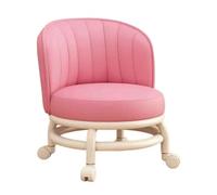 Tewzafiya Taburete con Ruedas Asiento bajo cómodo de estética Moderna | taburete bajo giratorio, silla pequeña para hogar dormitorio salón cocina baño bar taller garaje peluquería y residencia